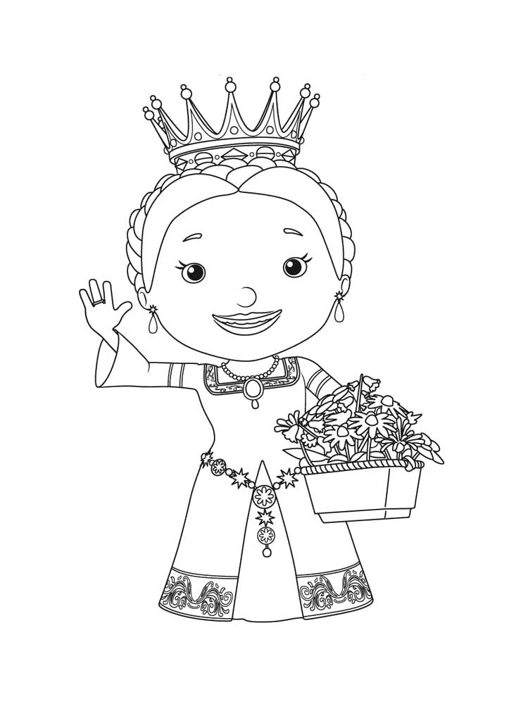 Mike the Knight 9 coloring page