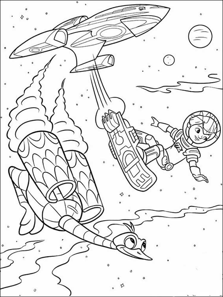 Miles from Tomorrowland 2 coloring page