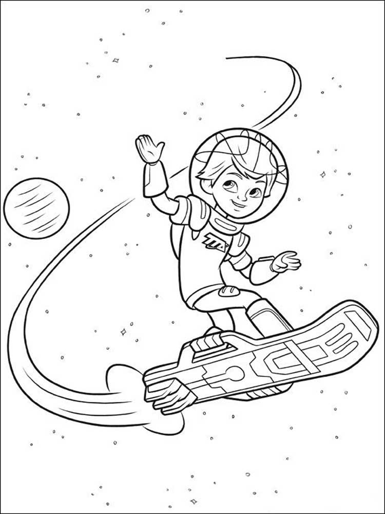 Miles from Tomorrowland 4 coloring page