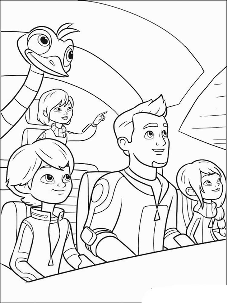 Miles from Tomorrowland 6 coloring page