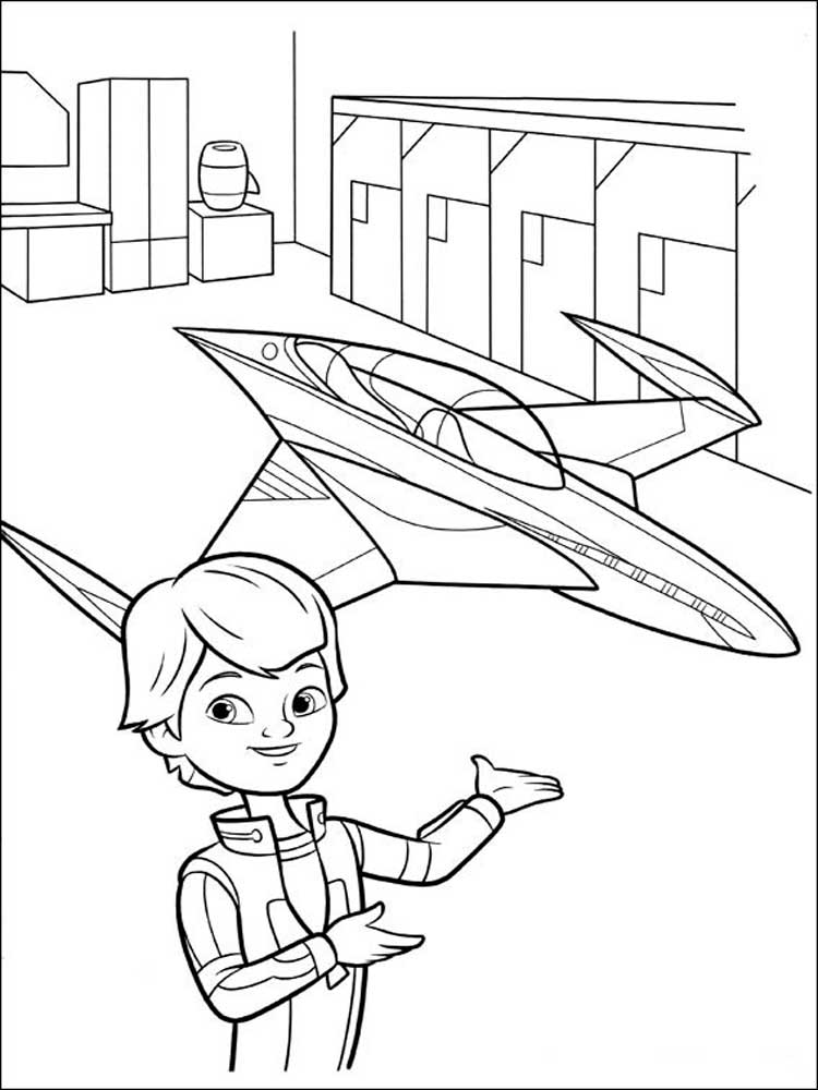 Miles from Tomorrowland 7 coloring page