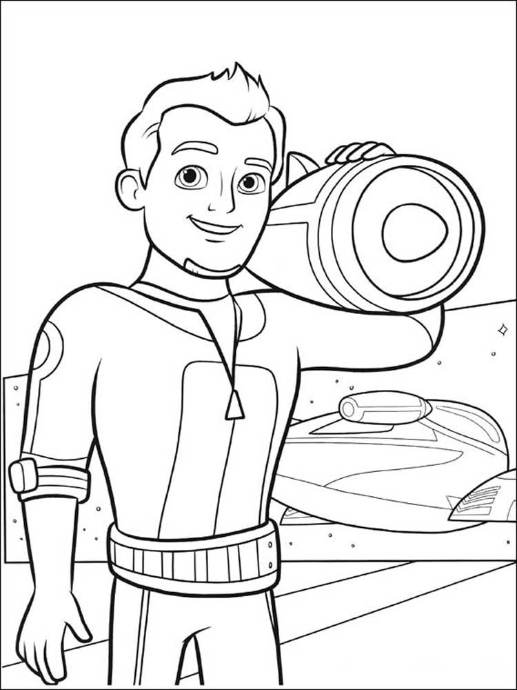 Miles from Tomorrowland 8 coloring page