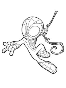 Miles Morales 11 coloring page