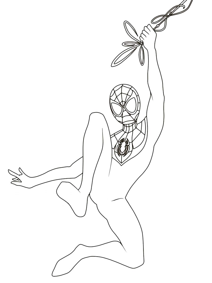 Miles Morales 13 coloring page