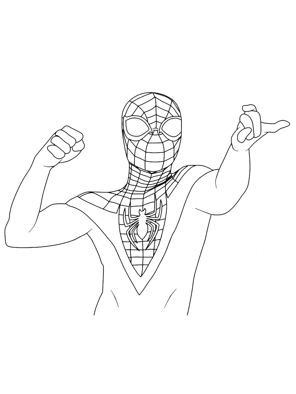 Miles Morales 15 coloring page