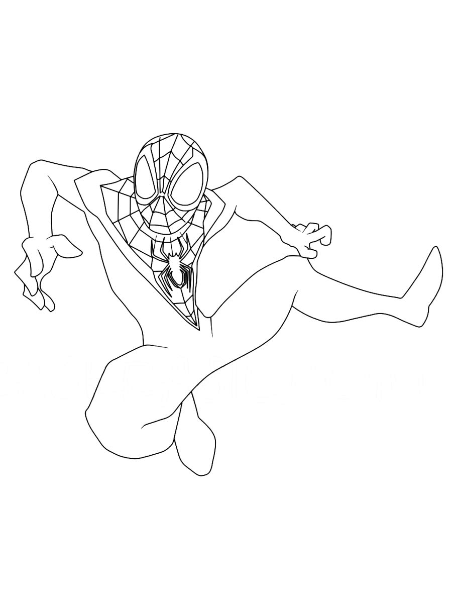 Miles Morales 16 coloring page