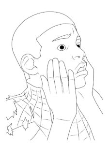 Miles Morales 17 coloring page