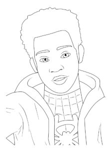Miles Morales 19 coloring page