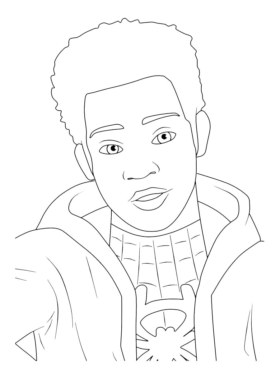 Miles Morales 19 coloring page
