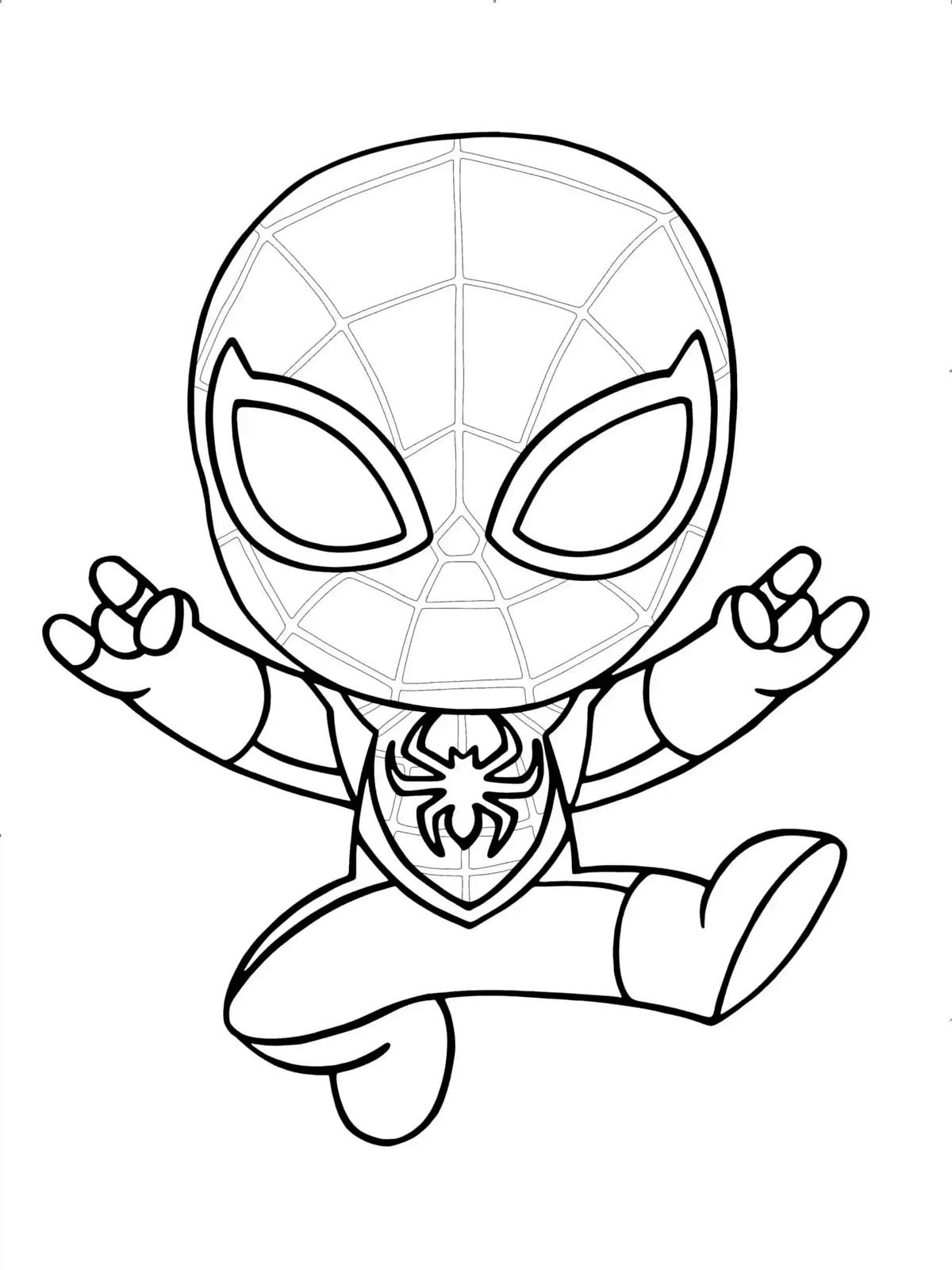 Miles Morales 2 coloring page