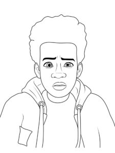 Miles Morales 20 coloring page