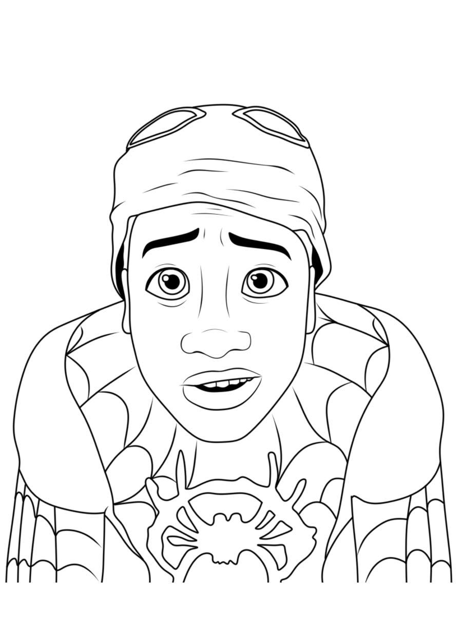 Miles Morales 21 coloring page