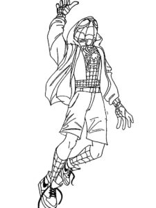 Miles Morales 5 coloring page