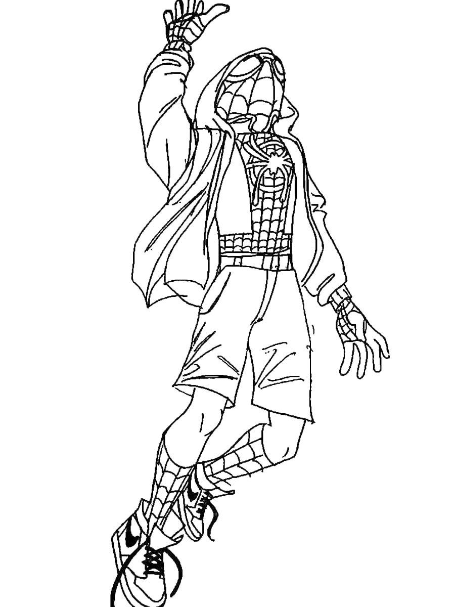 Miles Morales 5 coloring page