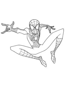 Miles Morales 9 coloring page