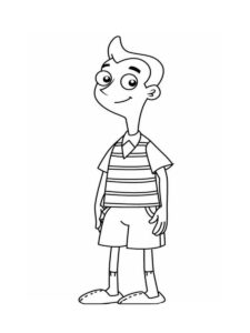 Milo Murphy’s Law 12 coloring page