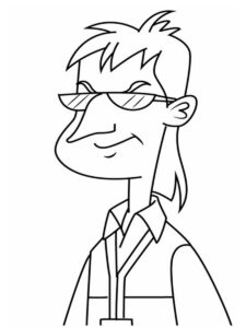 Milo Murphy’s Law 6 coloring page