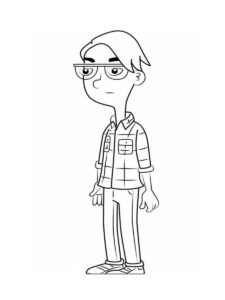 Milo Murphy’s Law 8 coloring page