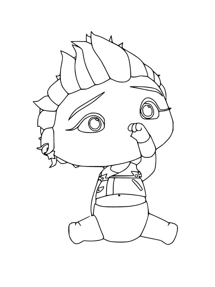 Mini Beat Power Rockers 16 coloring page