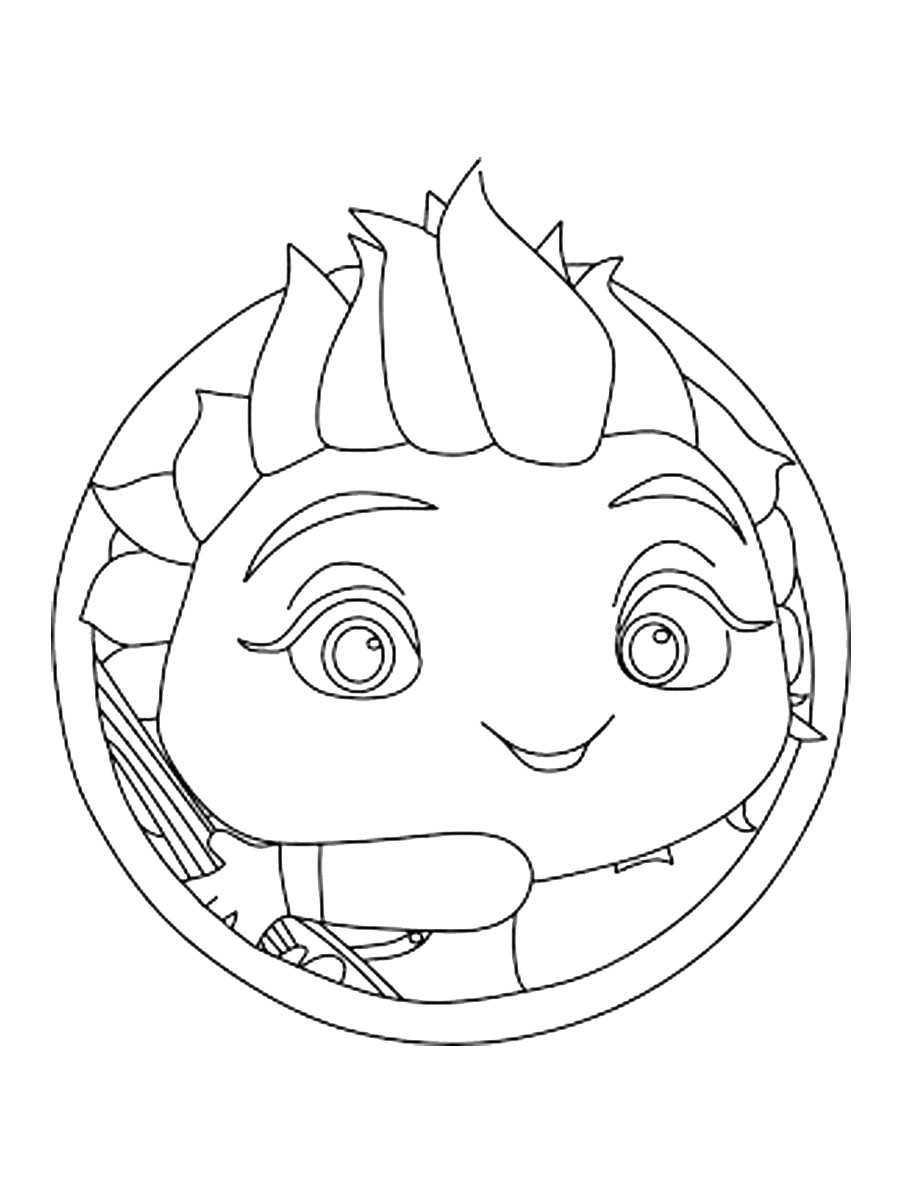 Mini Beat Power Rockers 3 coloring page