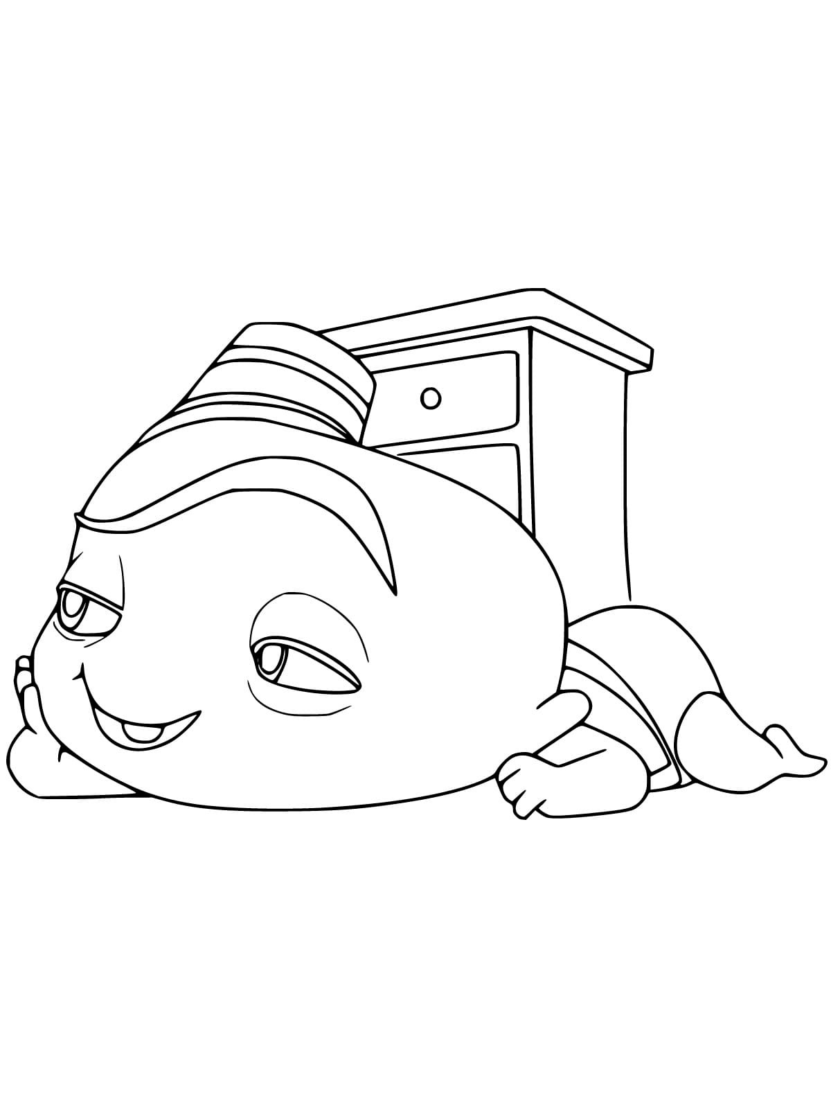 Mini Beat Power Rockers 6 coloring page
