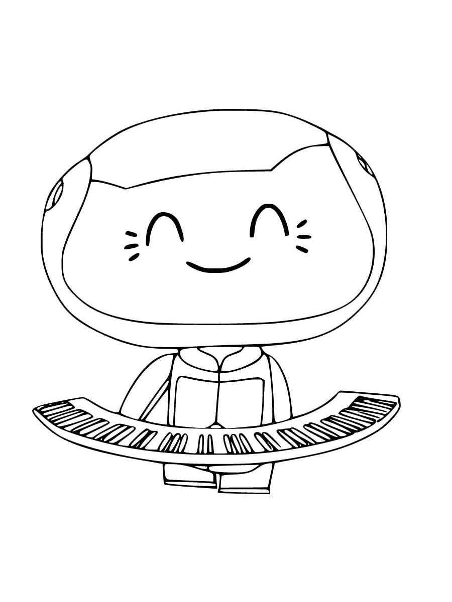 Mini Beat Power Rockers 9 coloring page