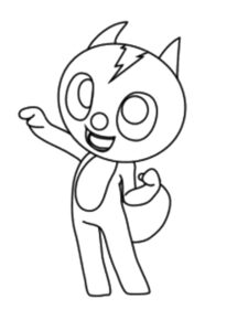 Miniforce 3 coloring page