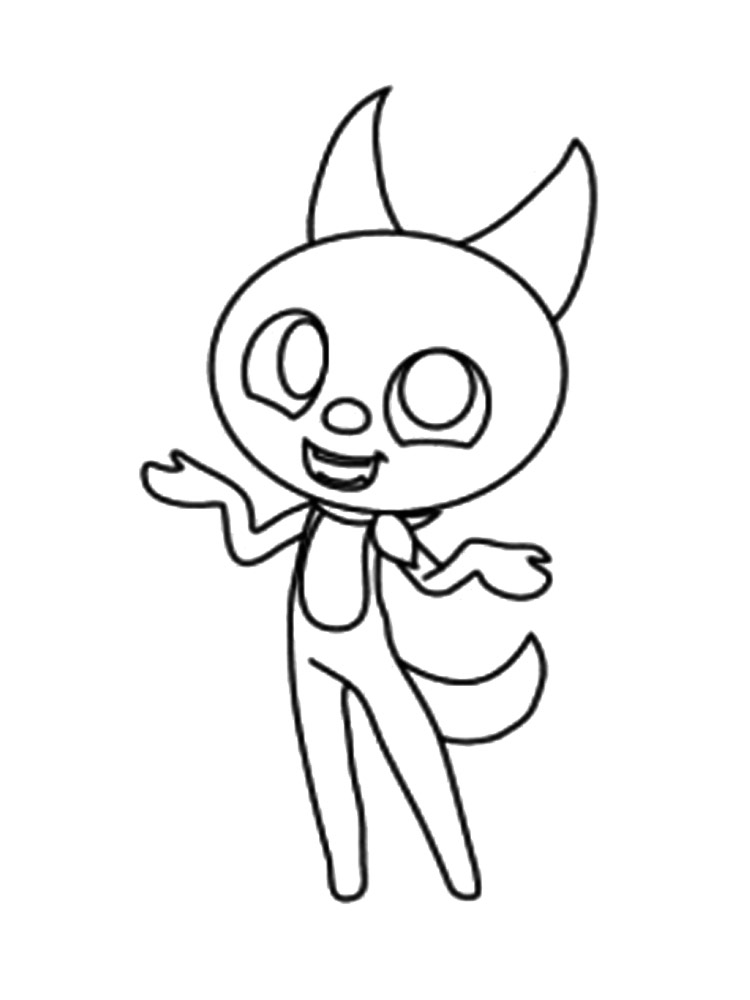 Miniforce 4 coloring page