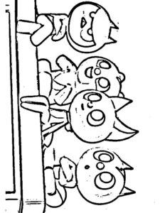 Miniforce 8 coloring page