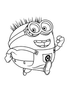 Minions 15 coloring page
