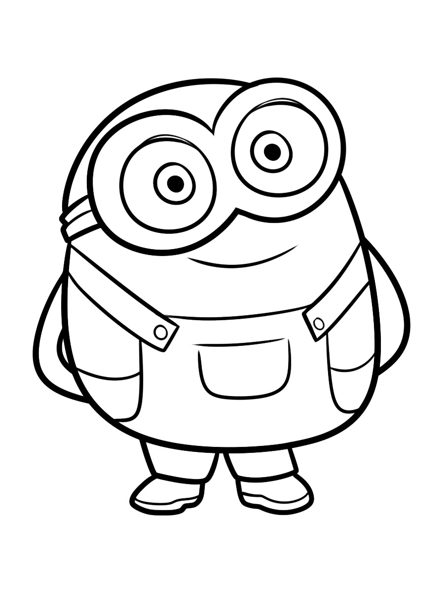 Minions 16 coloring page