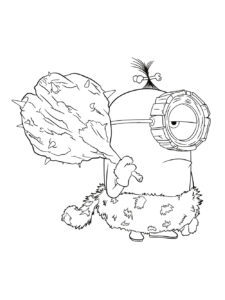Minions 19 coloring page