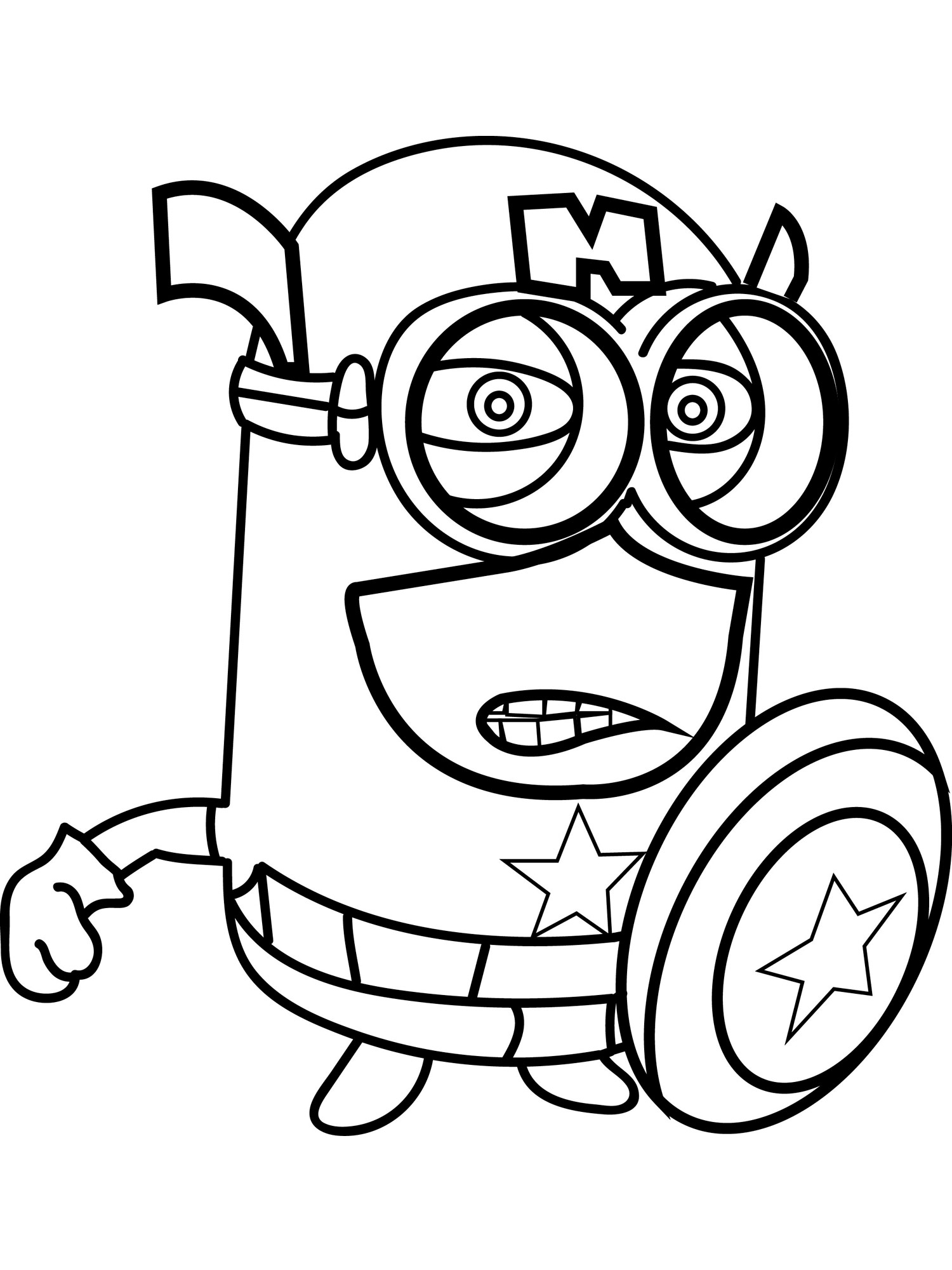 Minions 2 coloring page