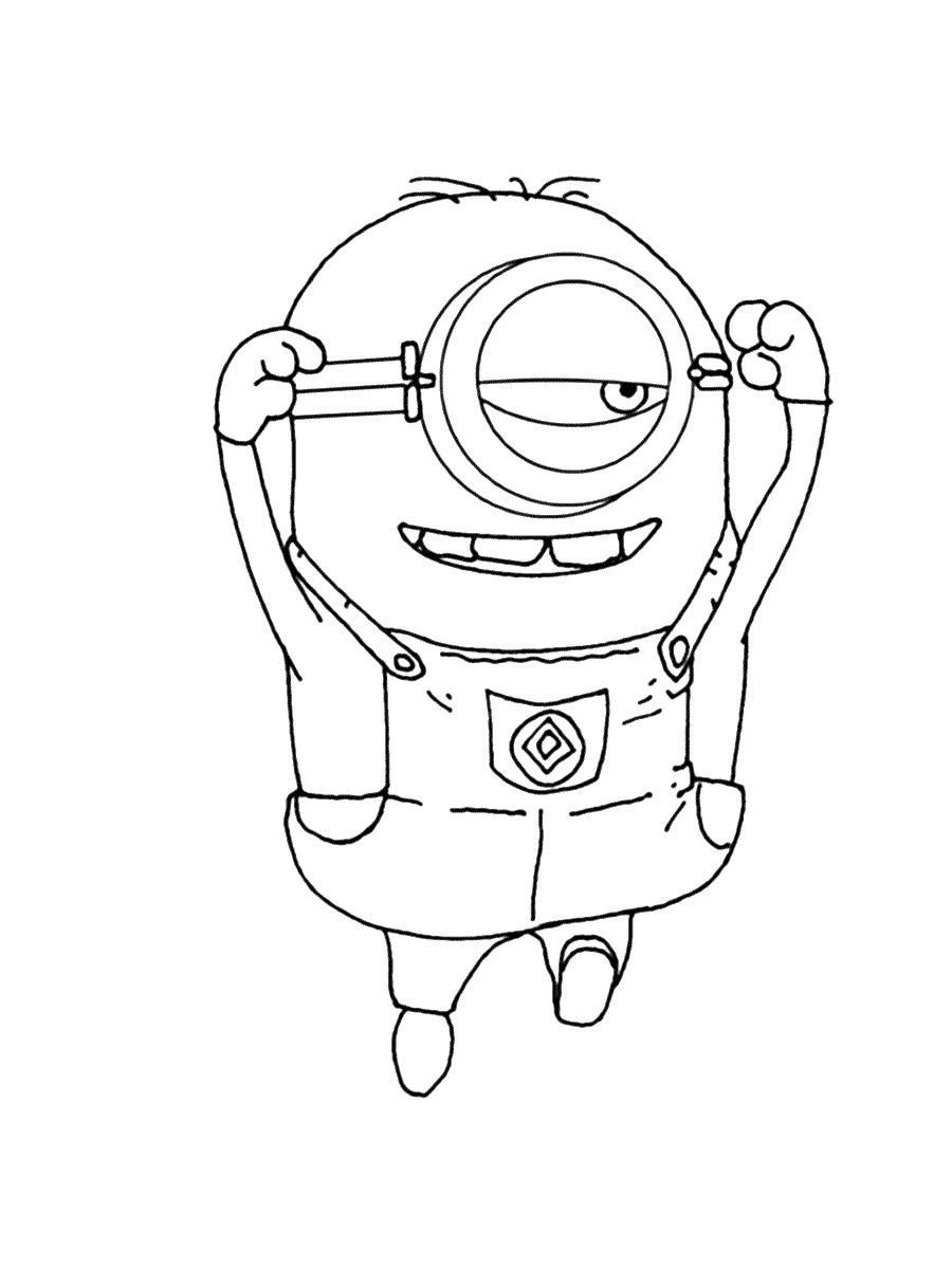 Minions 21 coloring page
