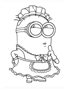 Minions 23 coloring page