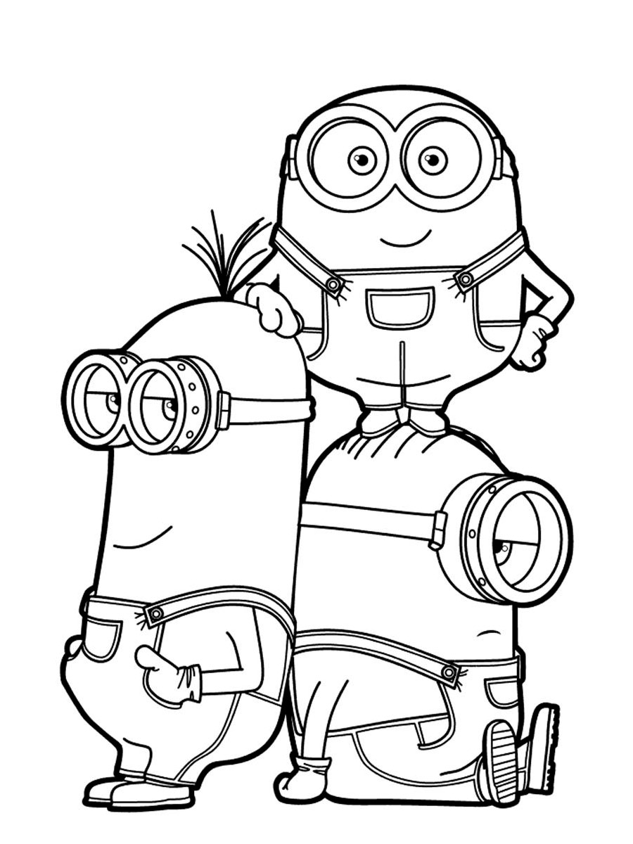 Minions 24 coloring page