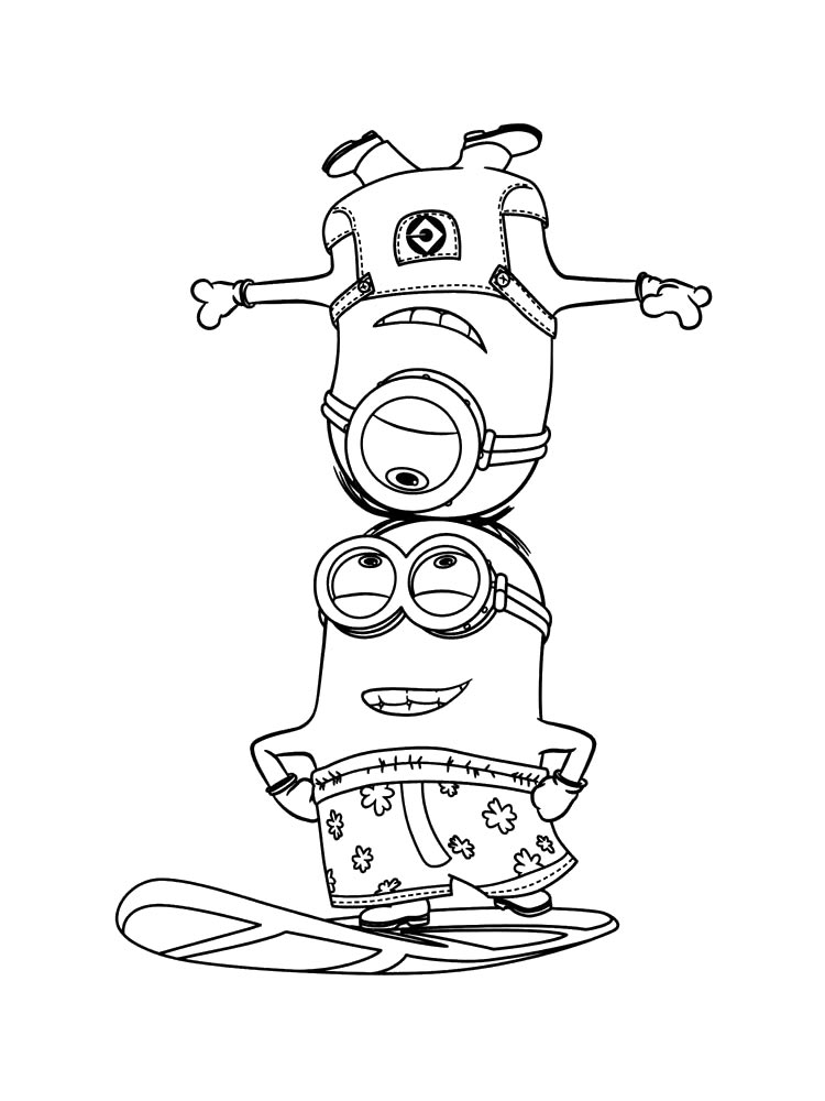 Minions 31 coloring page