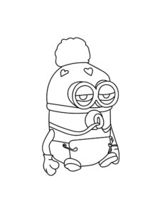 Minions 36 coloring page