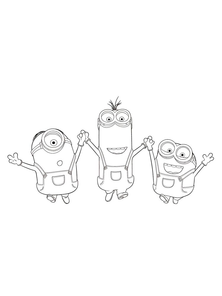Minions 37 coloring page