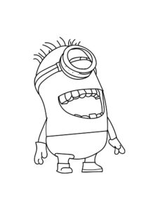 Minions 39 coloring page