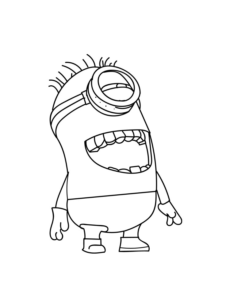 Minions 39 coloring page