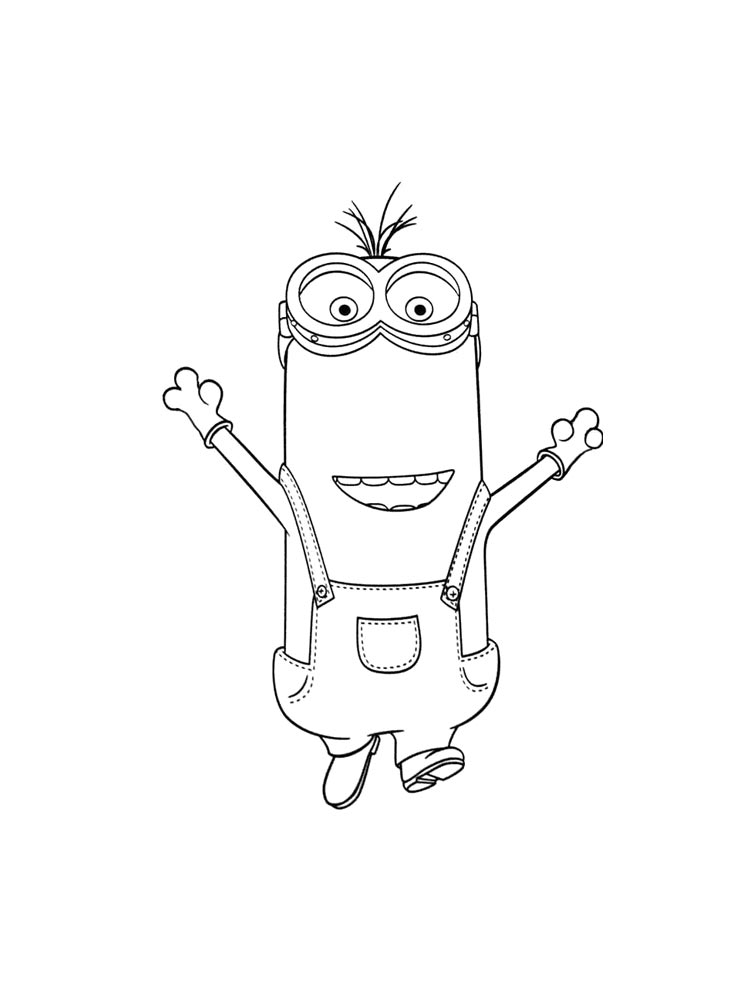 Minions 40 coloring page