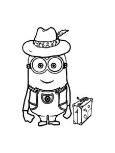 Minions 41 coloring page