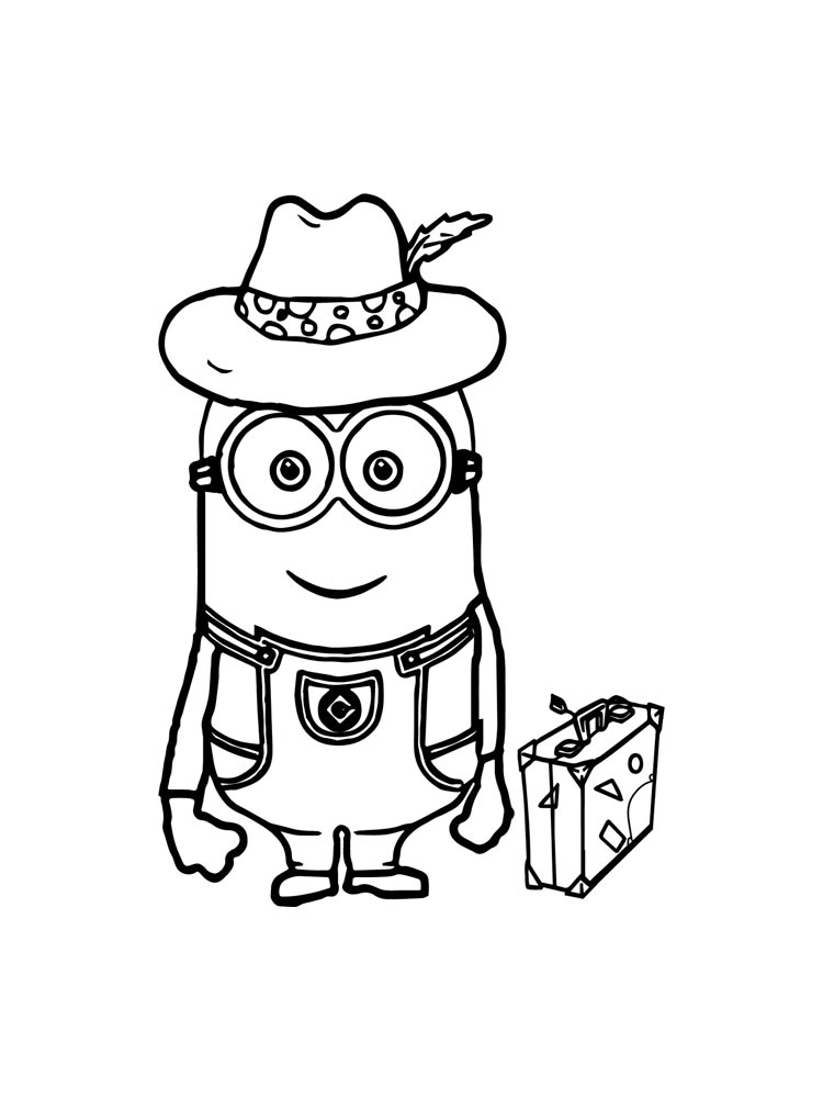 Minions 41 coloring page
