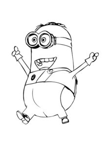Minions 42 coloring page
