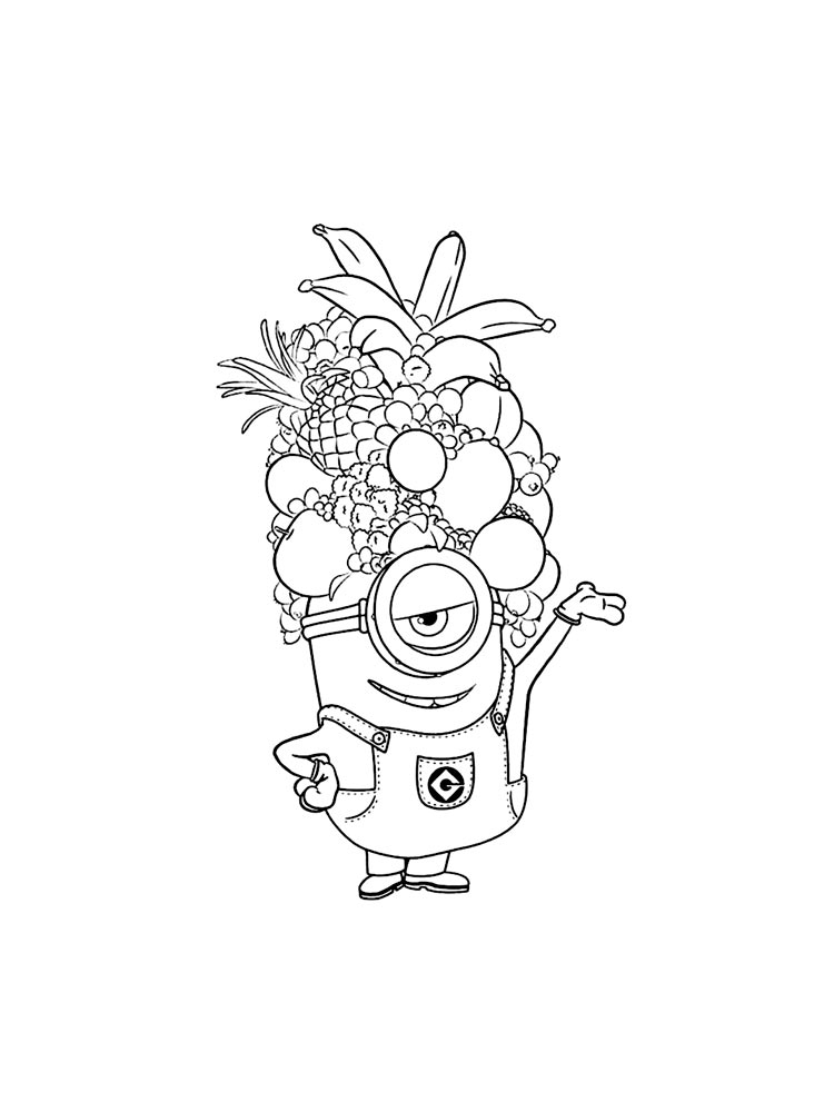 Minions 43 coloring page