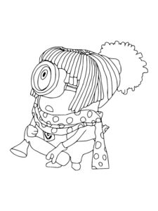 Minions 45 coloring page