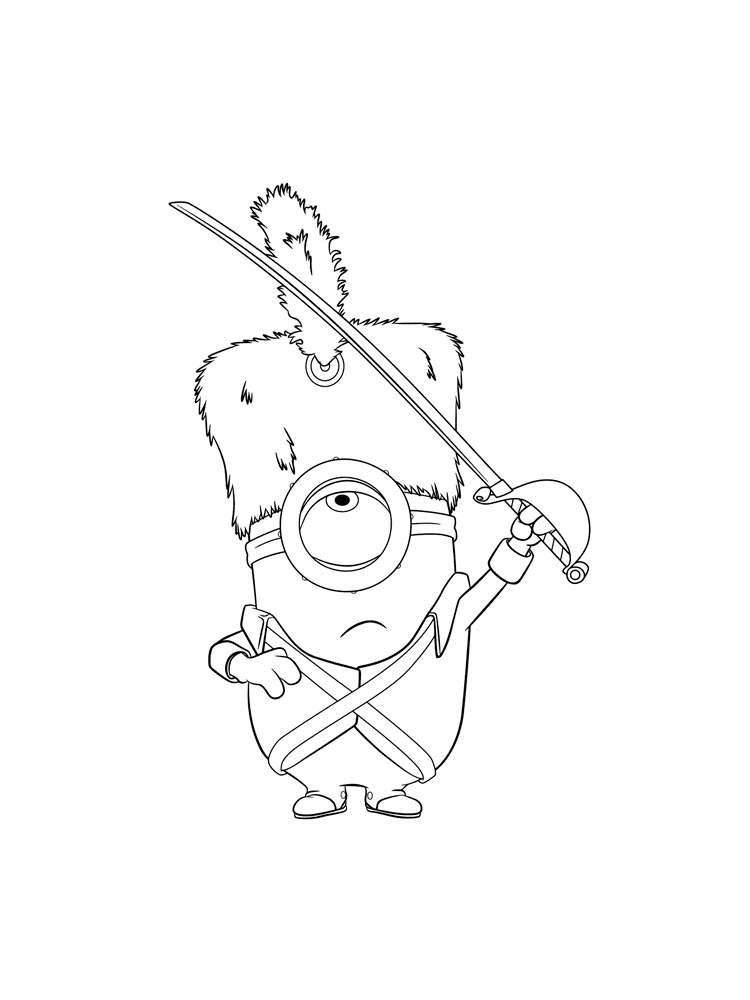 Minions 46 coloring page