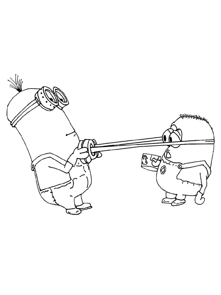 Minions 47 coloring page