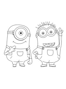 Minions 48 coloring page